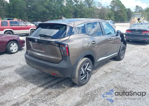 2025 Nissan Kicks Sv Fwd из США, поврежденный, VIN 3N8AP6CA8SL410384